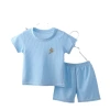 Children's short-sleeved suits, summer clothing for kids and girls, boys' T-shirts, baby clothes wholesale, children's short-sleeved summer clothing Item Picture